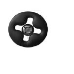 PIATTELLO SMALTATO CORONA + CENTRALE PER B6232 - S6214